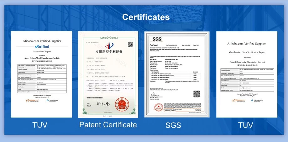 Certificates
