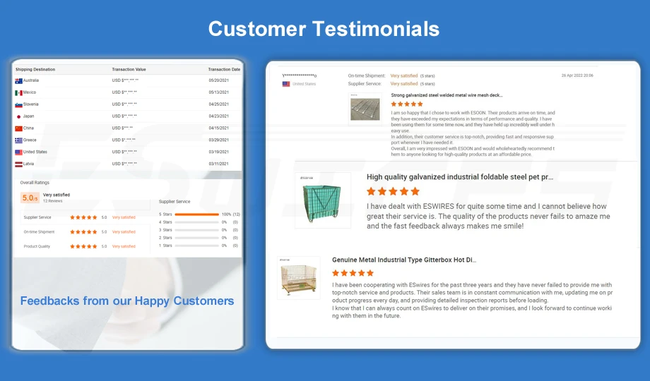 Customer Testimonials